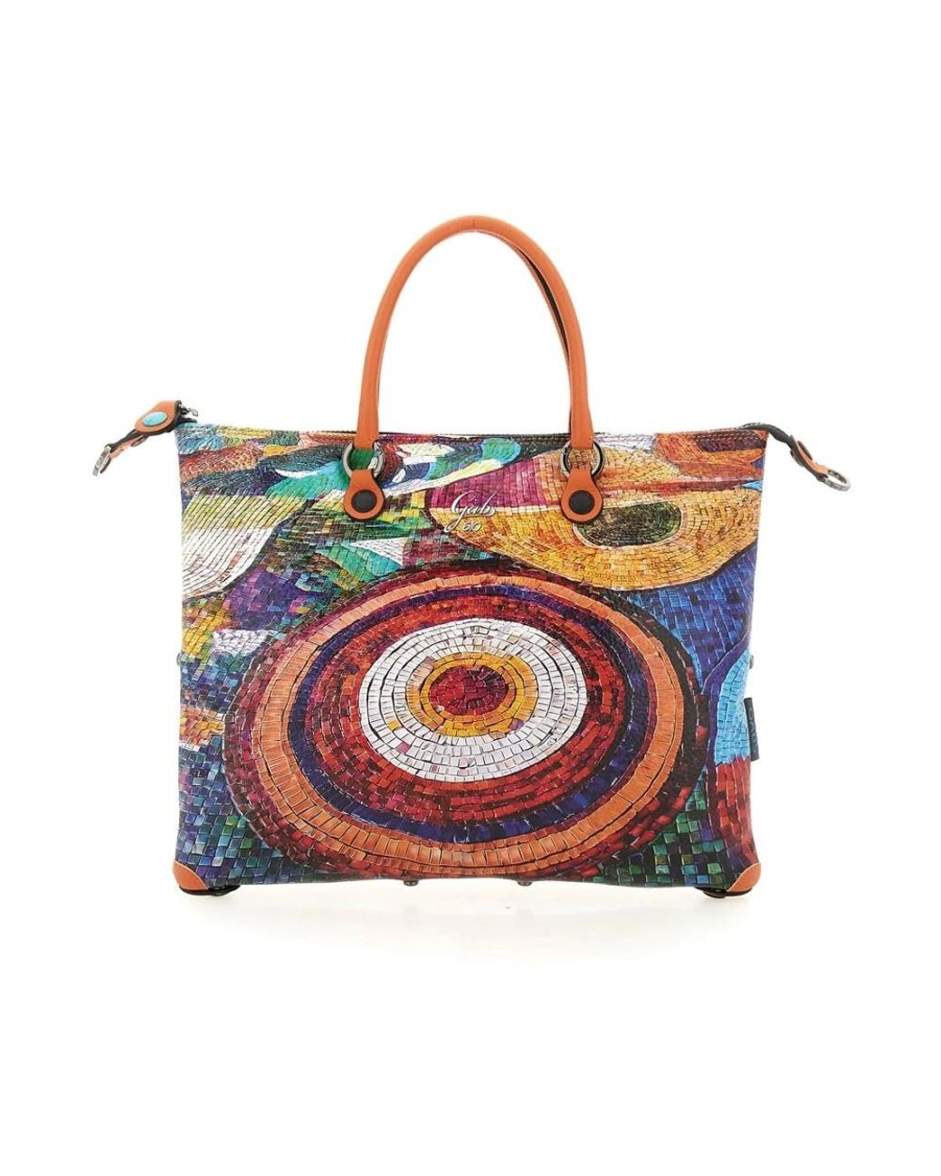 Gabs Tassen ,Veelkleurig ,Katoen G3 Plus M Trip Borsa Zaino Trasformabile Shopper Tote Bauletto Pelle Stampa 610 in het Red