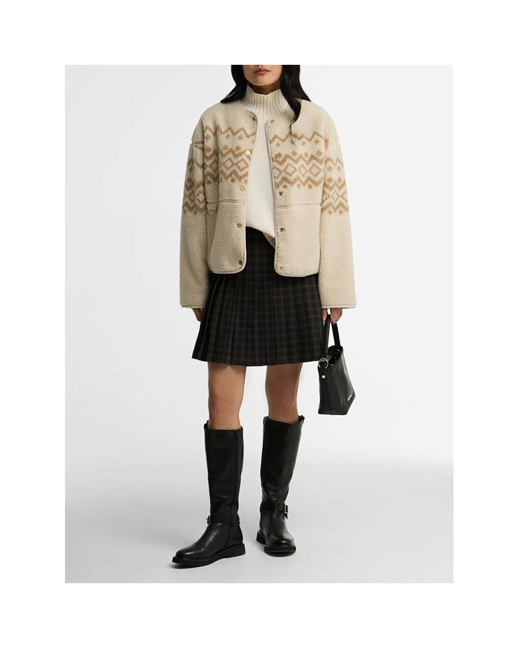 Fleece Jackets Barbour de color Natural