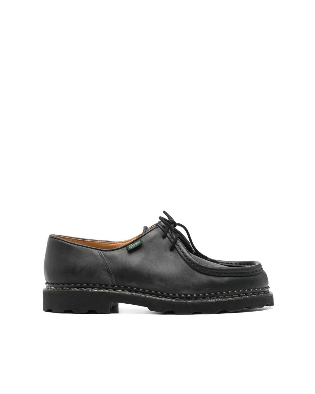 Paraboot Black Derby Shoes for men