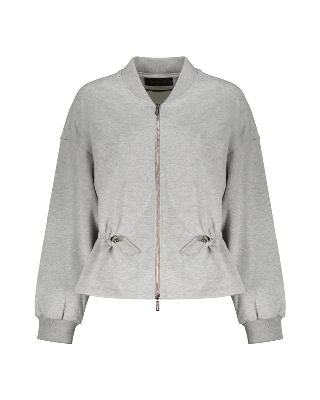 Moorer Gray Zip-Throughs