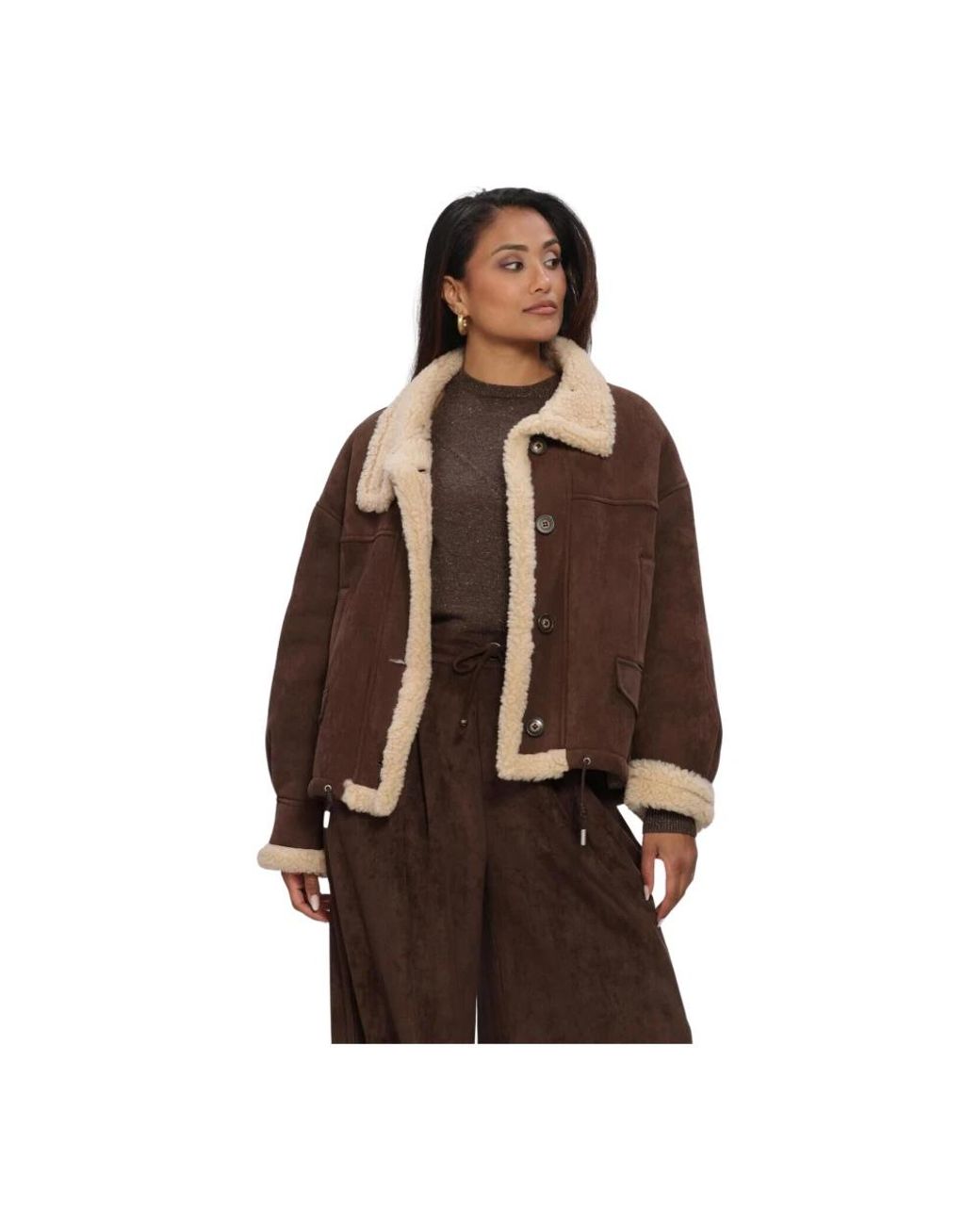 Nukus Elena Jacket in het Brown