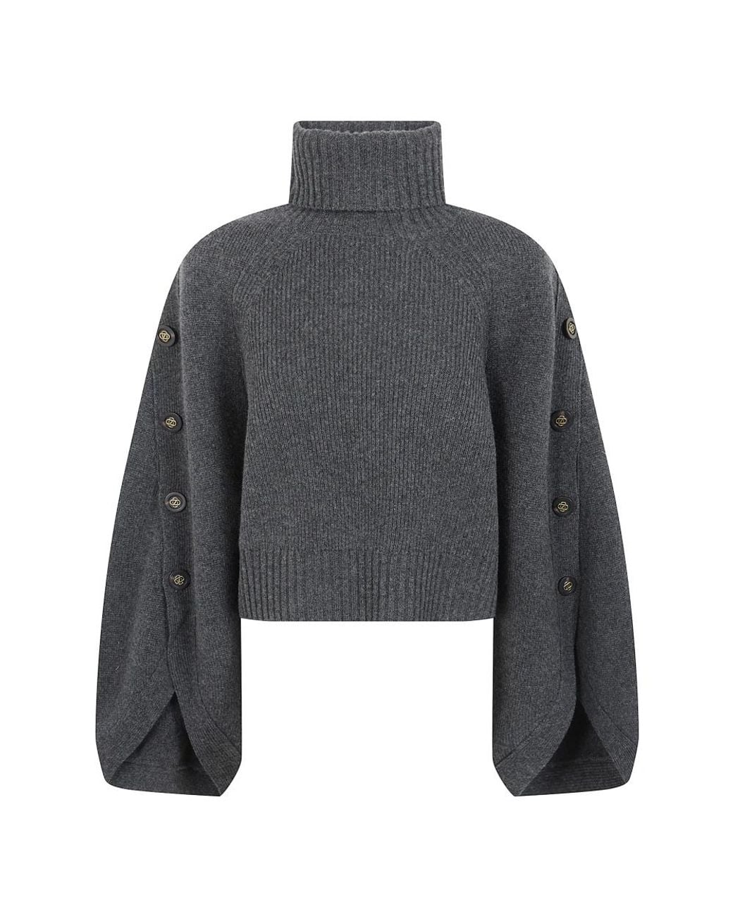 Zimmermann Valiant Buttoned Sweater in het Gray