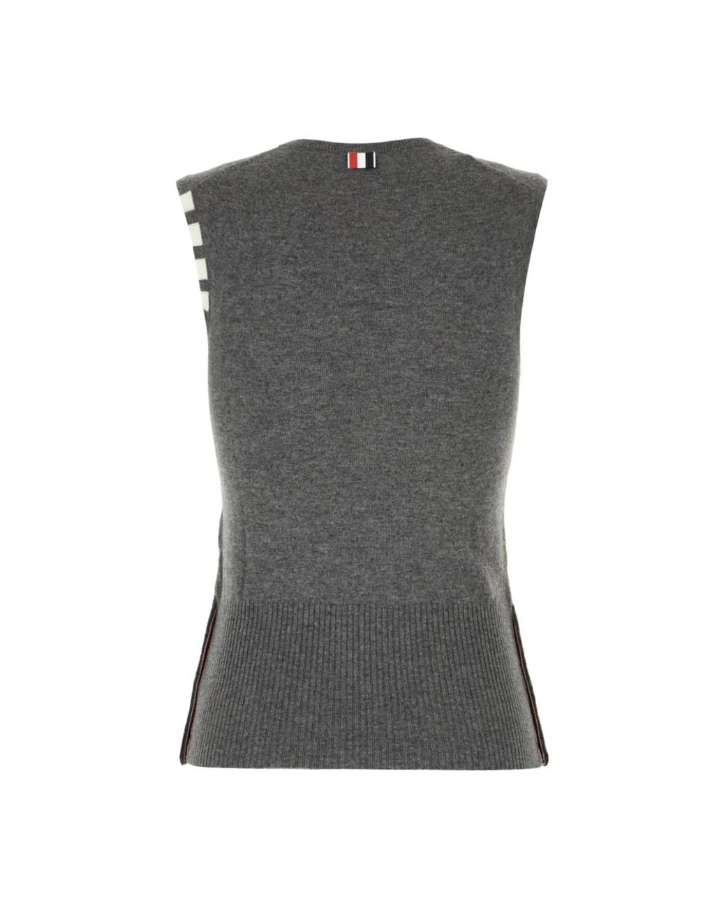Thom Browne Gray Cashmere Knitwear