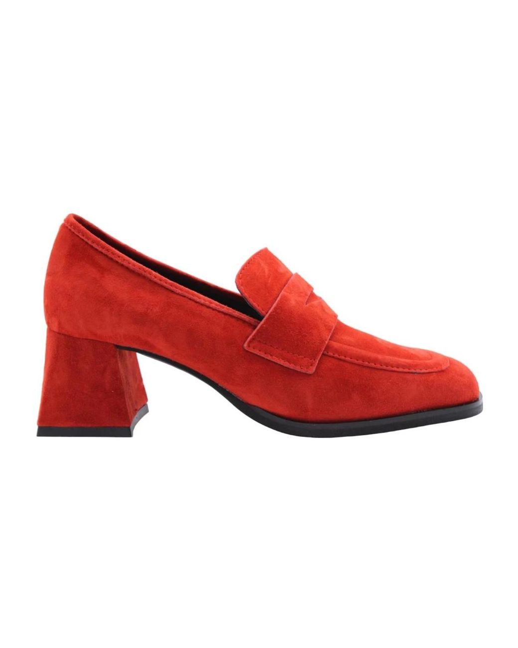E mia Red Pumps