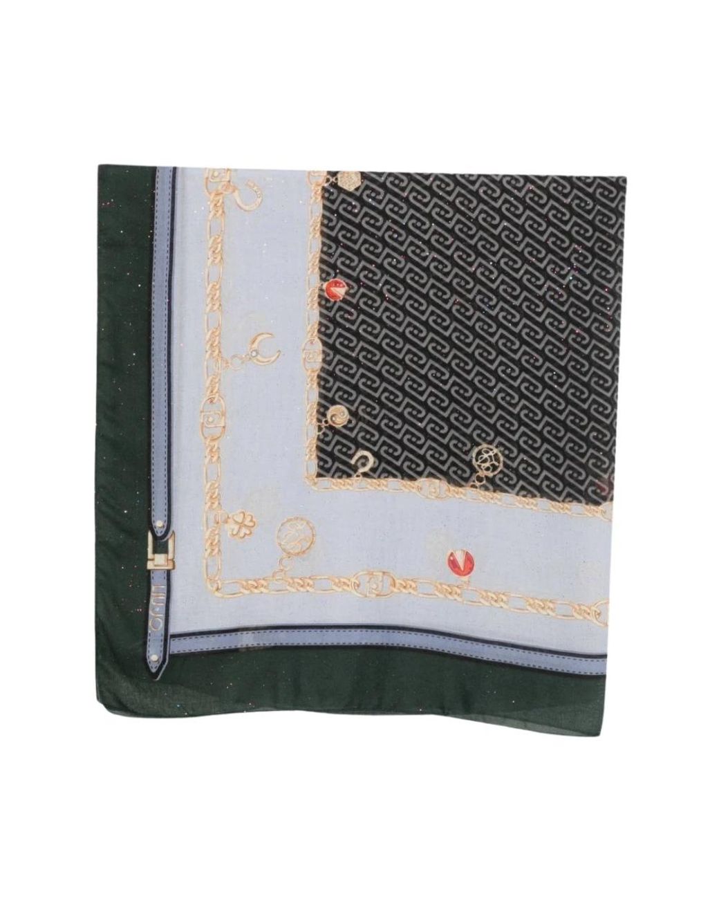 Liu Jo Black Silk Scarves