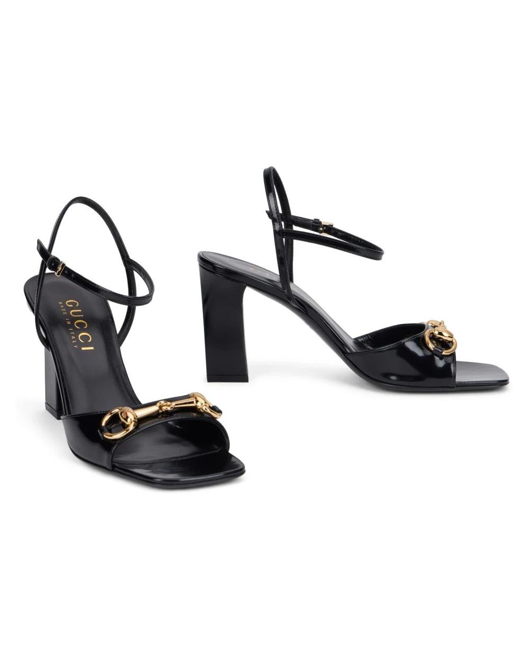 Gucci Black High Heel Sandals