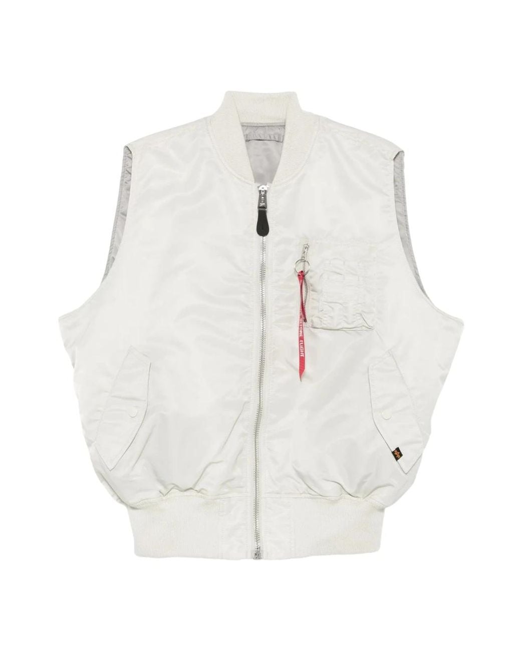 Alpha Industries White Waistcoats for men