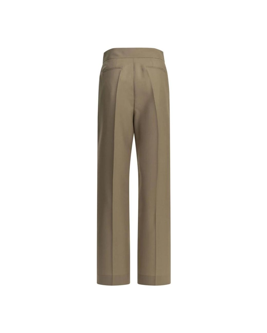 Valentino Green Straight Trousers