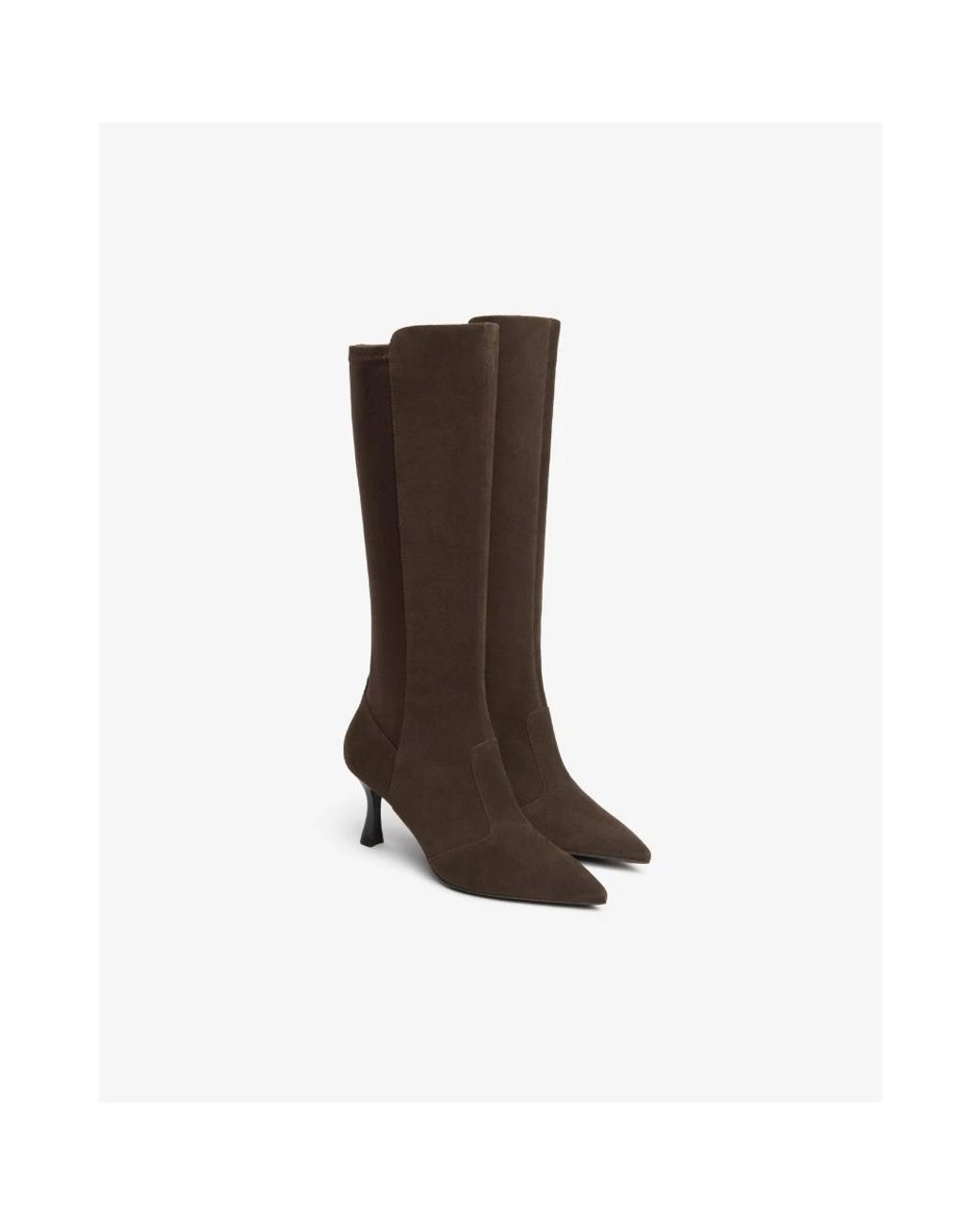 Nero Giardini Brown Heeled Boots