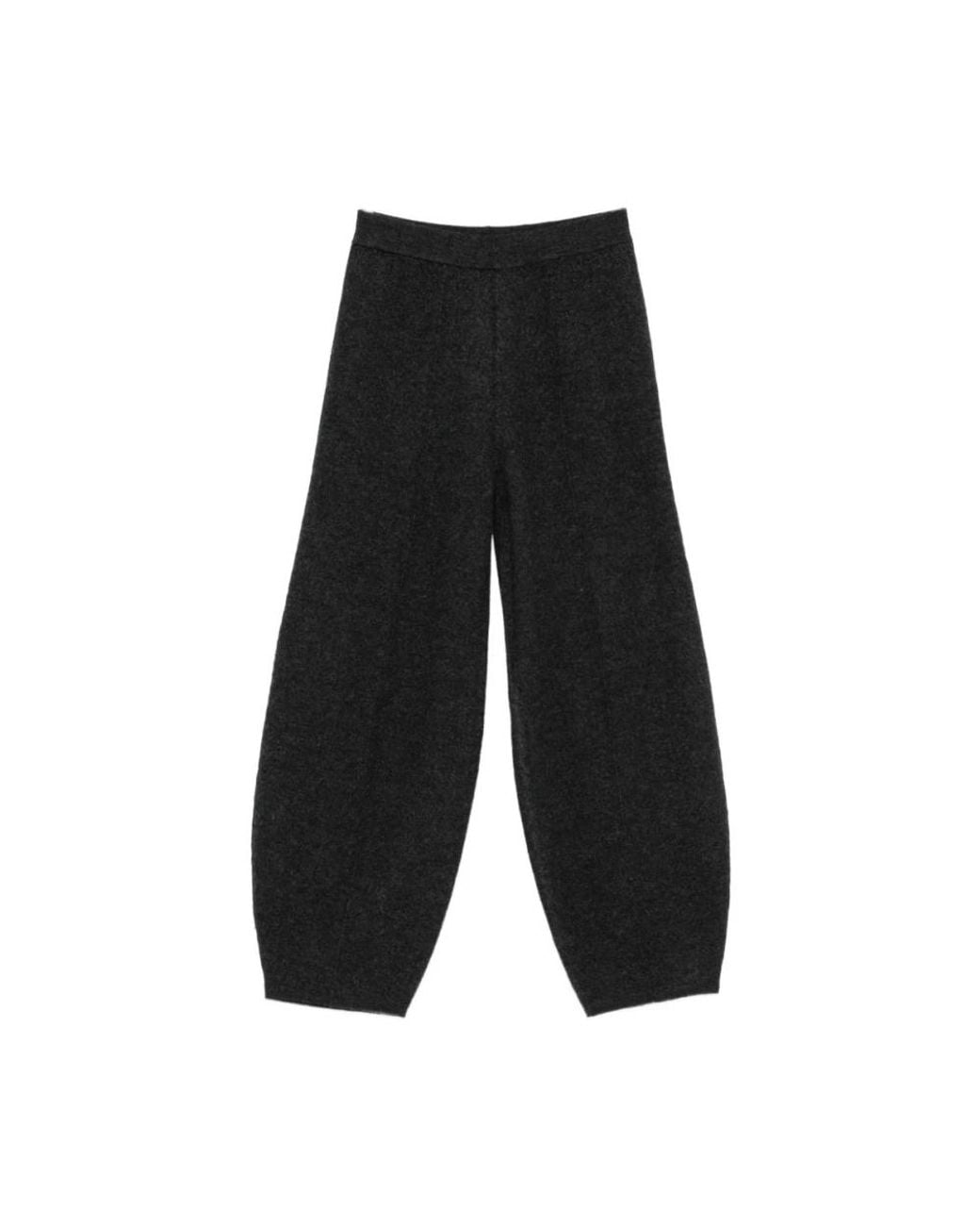 Semicouture Black Tapered Trousers