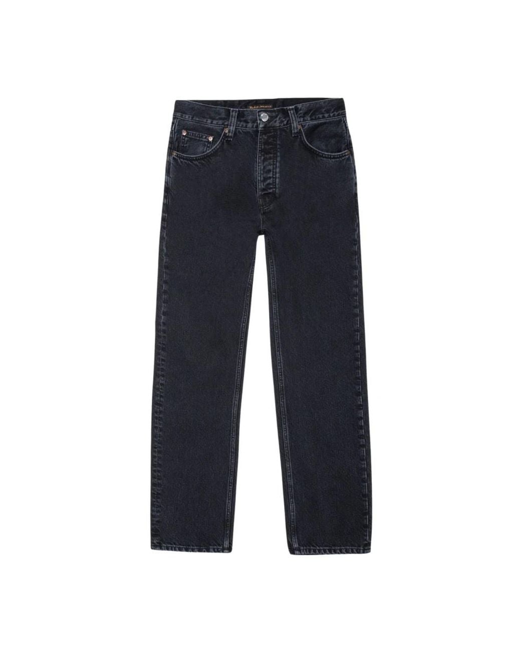 Nudie Jeans Blue Straight Jeans for men