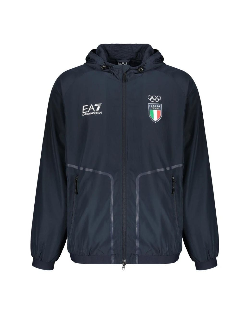 EA7 Blue Light Jackets for men