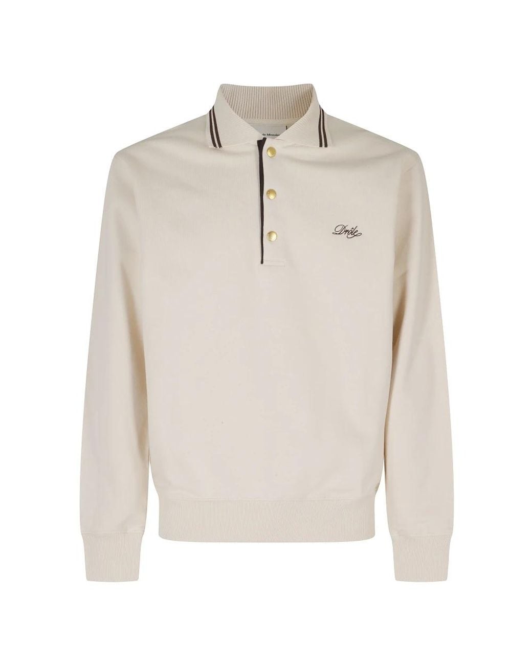 Drole de Monsieur Natural Polo Shirts for men