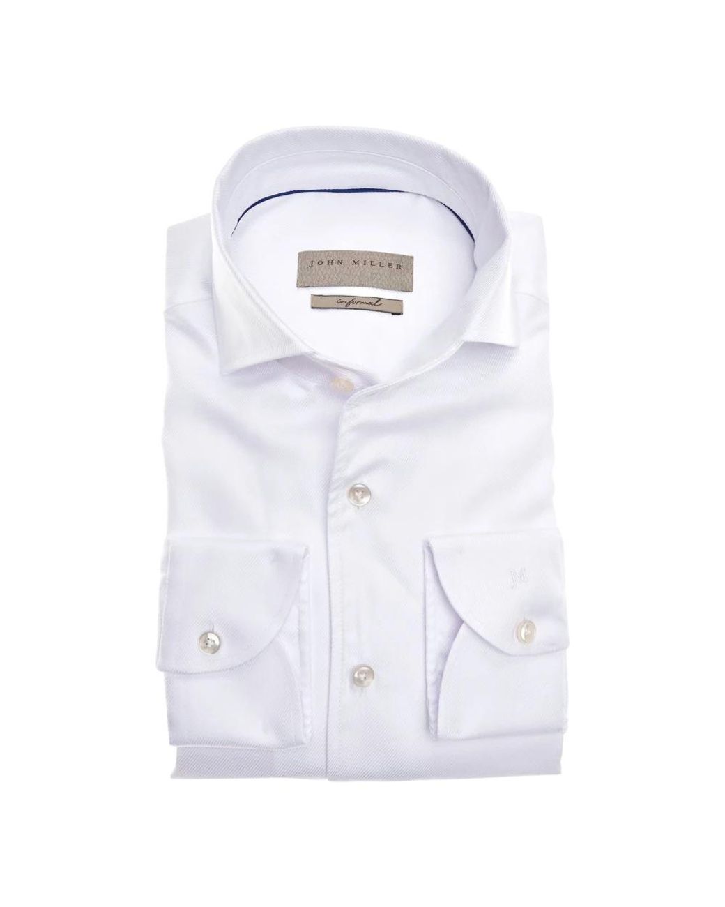 John Miller White Formal Shirts for men