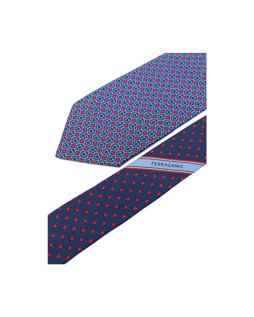 Ties Ferragamo de hombre de color Blue
