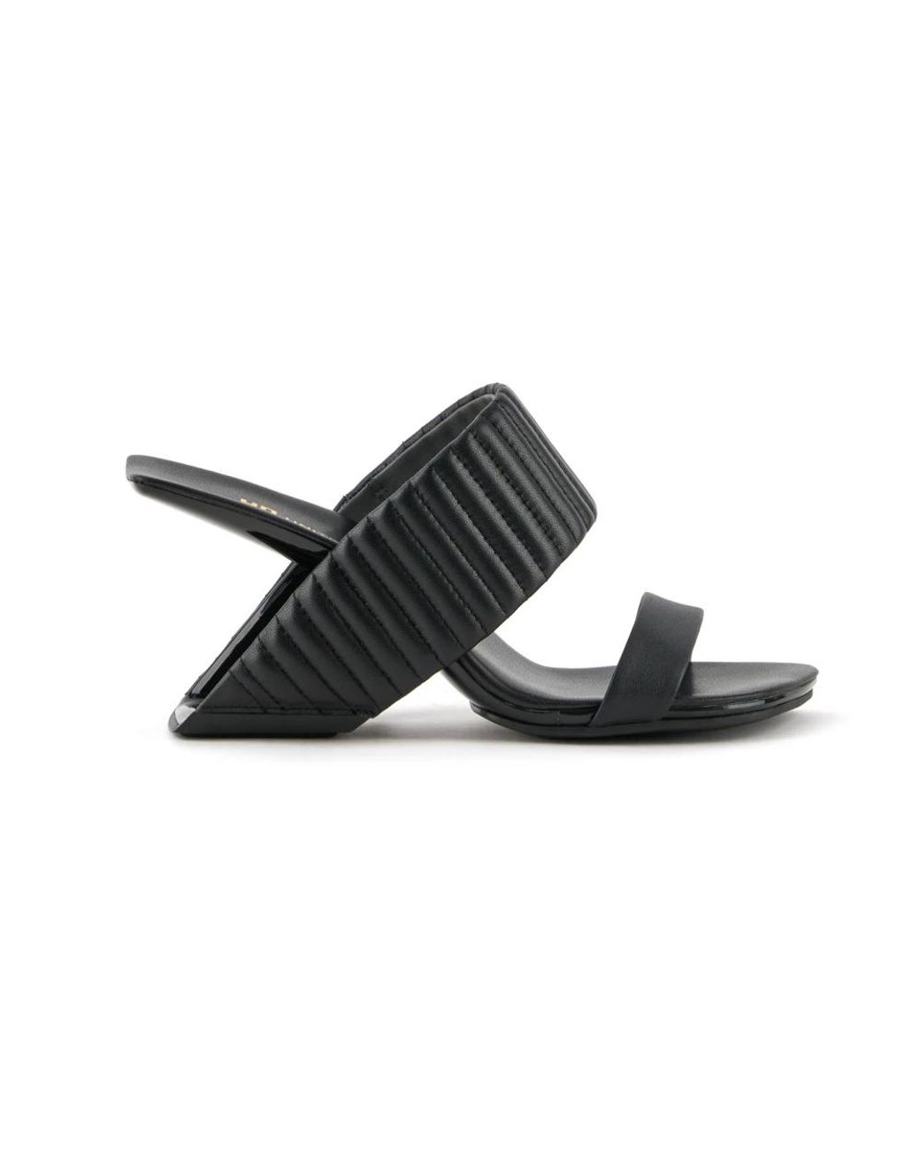 United Nude Black Heeled Mules