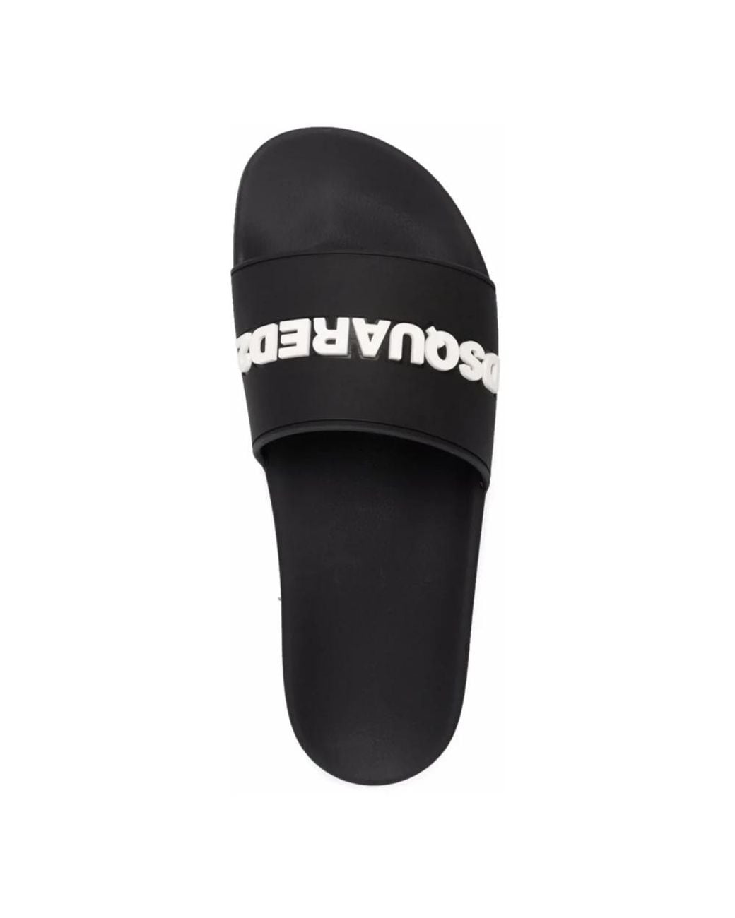 DSquared² Black Sliders for men