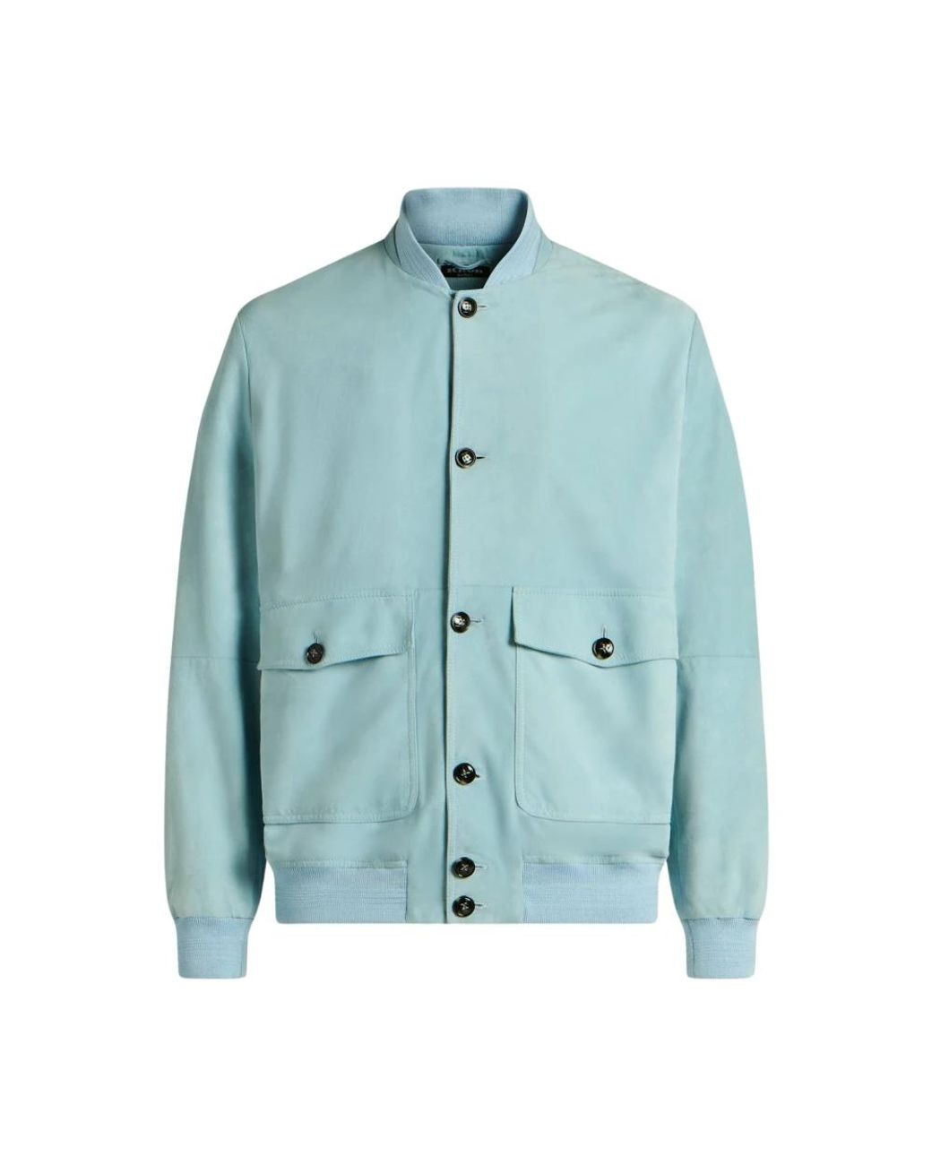 Kiton Jassen ,Blauw ,Suède Suède Jas in het Blue voor heren