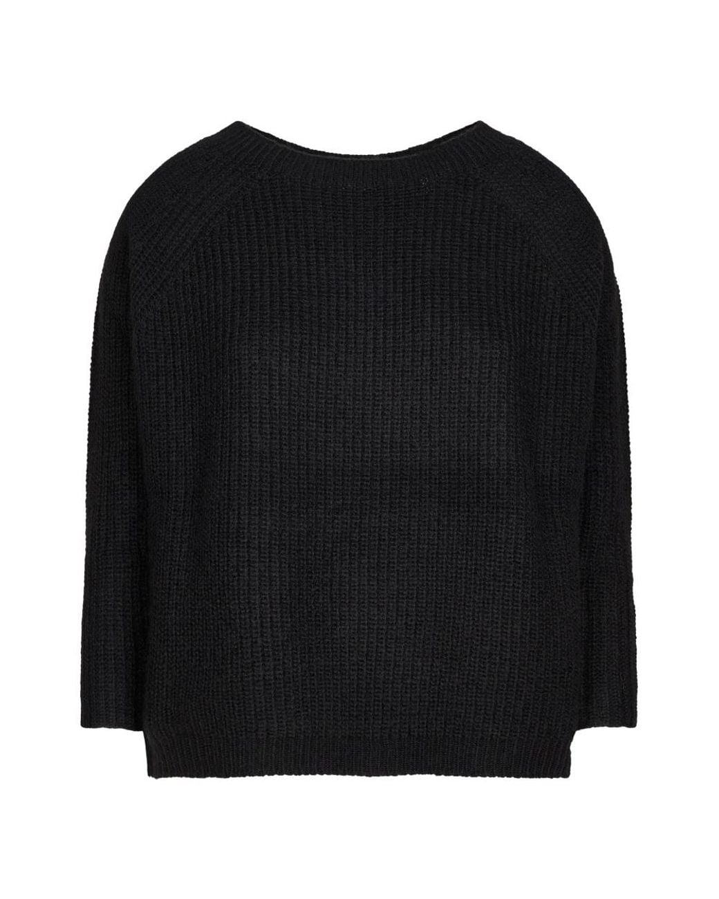 Max Mara Black Round-Neck Knitwear