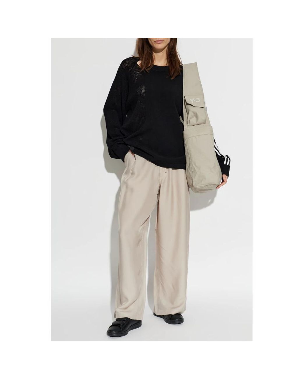 Y-3 Natural Drawstring Hosen
