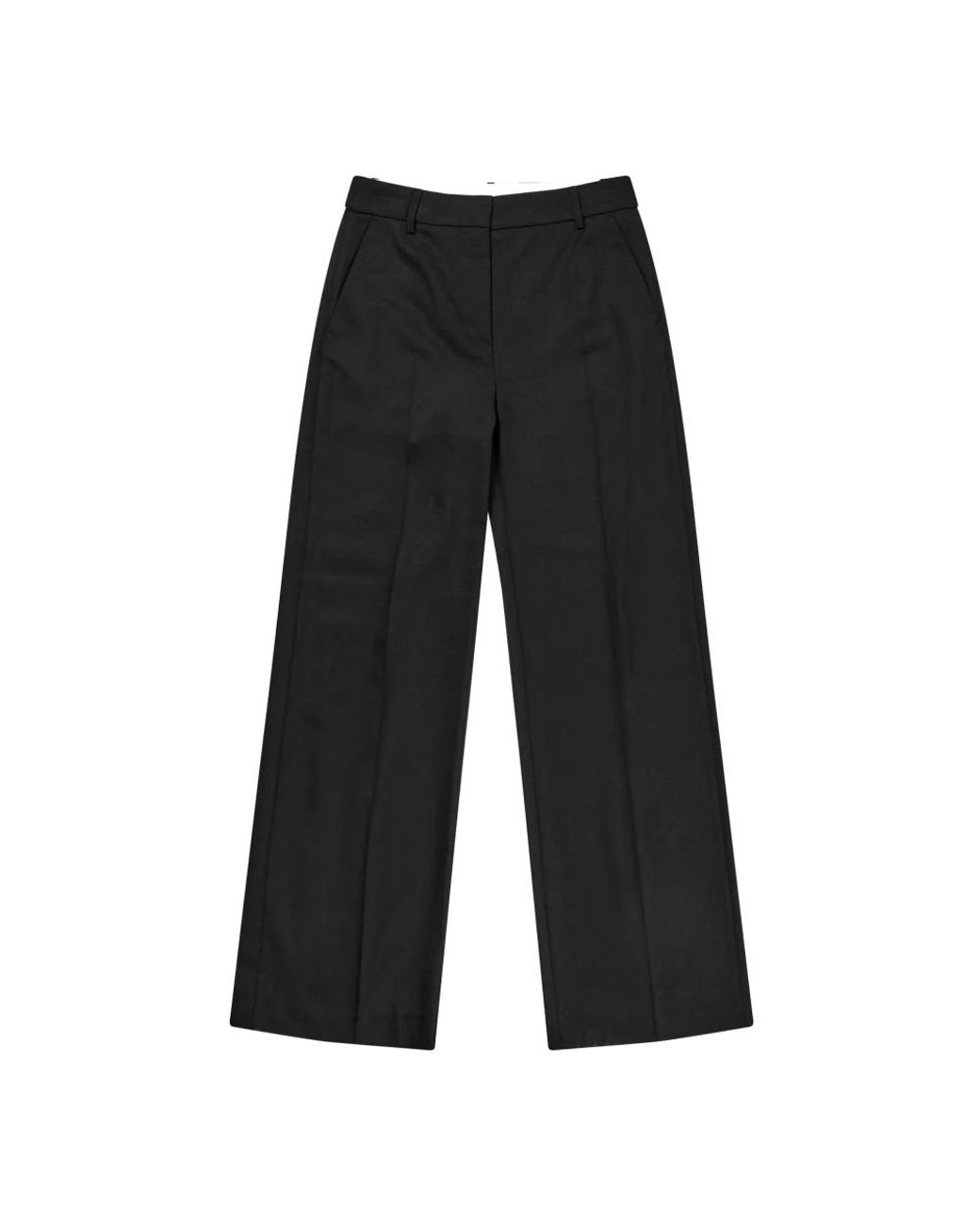 Munthe Broeken ,Zwart ,Zwarte Straight-Leg Sumatra Broek in het Black