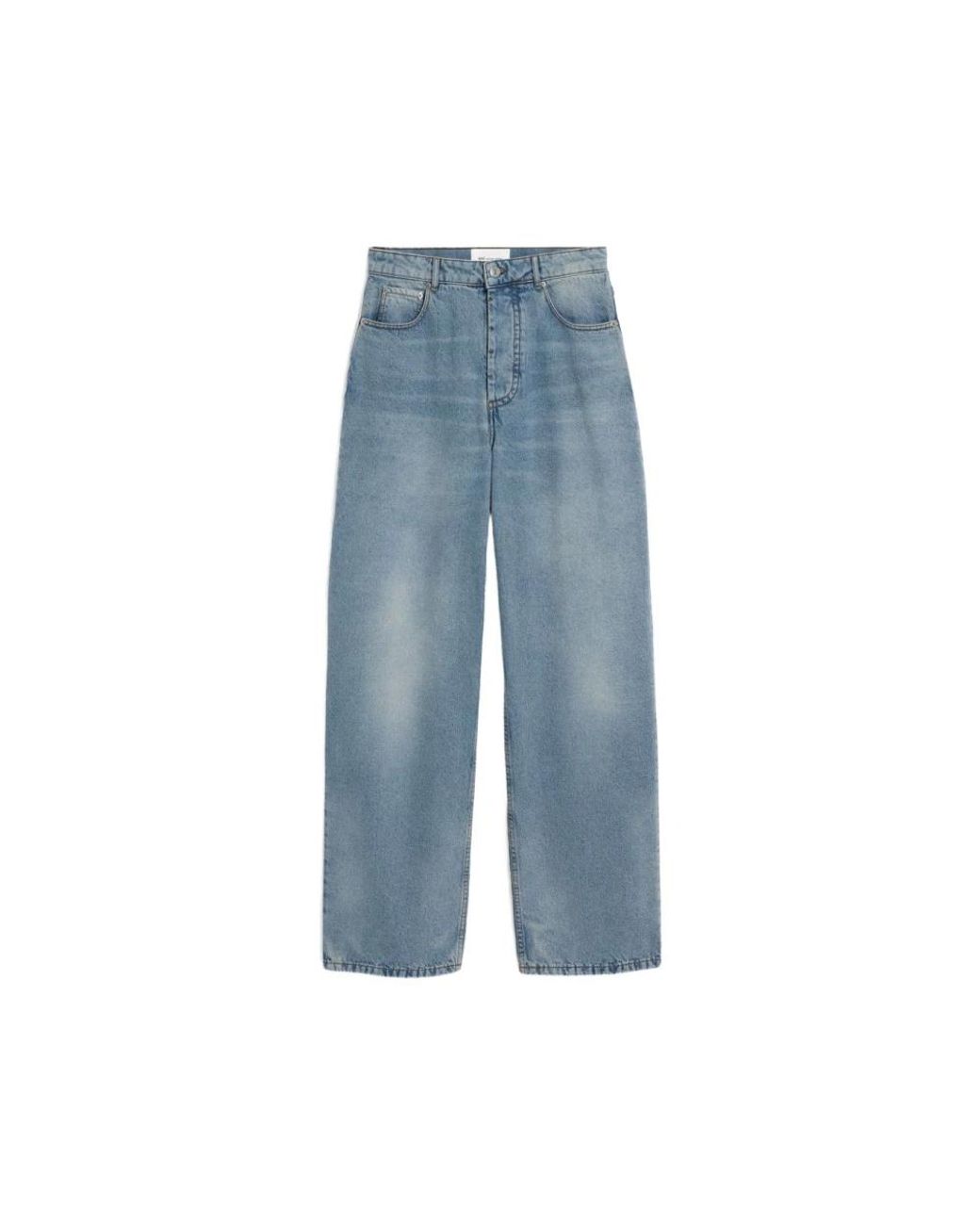 AMI Blue Loose Fit Jeans for men