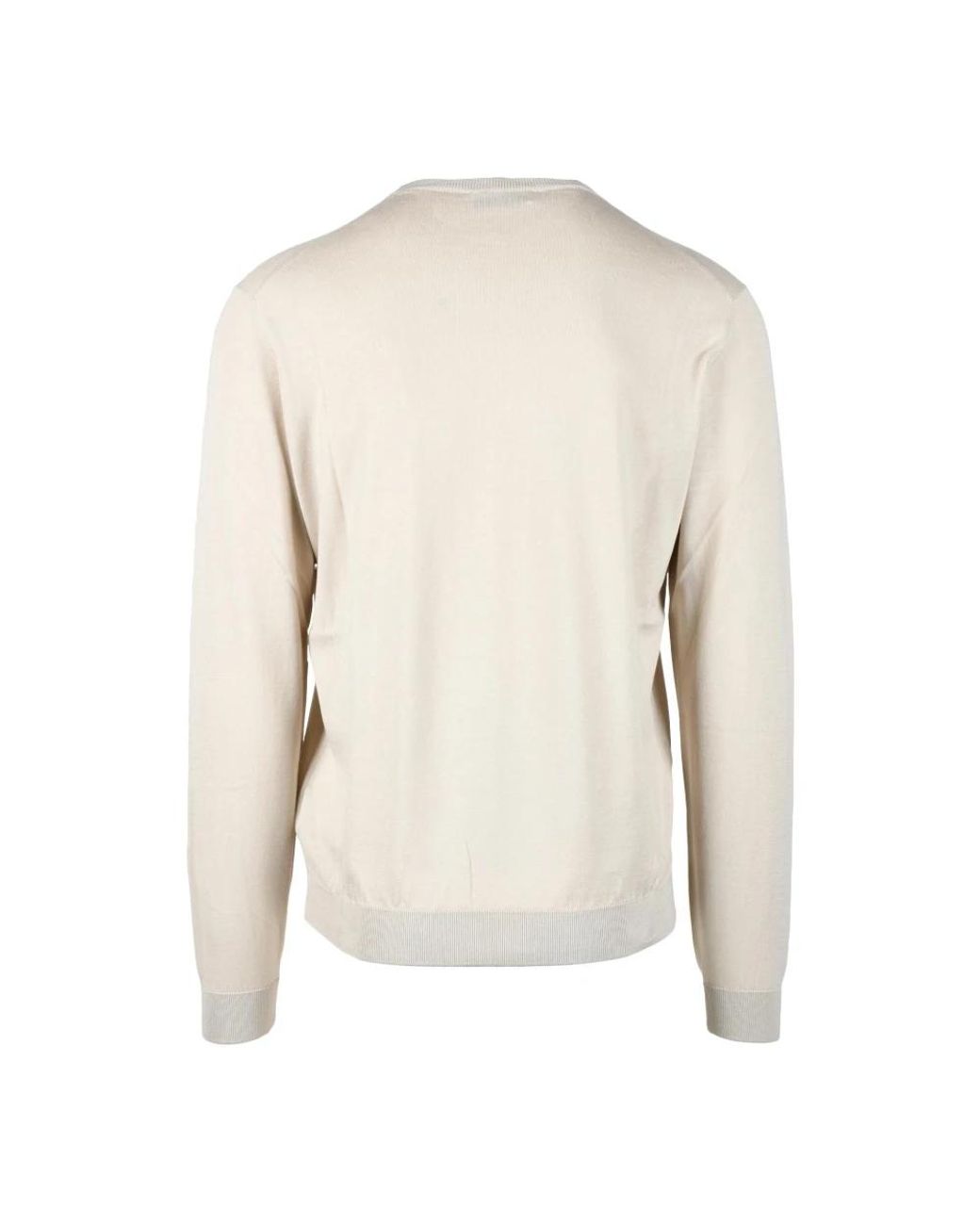 FILIPPO DE LAURENTIIS Natural Round-Neck Knitwear for men