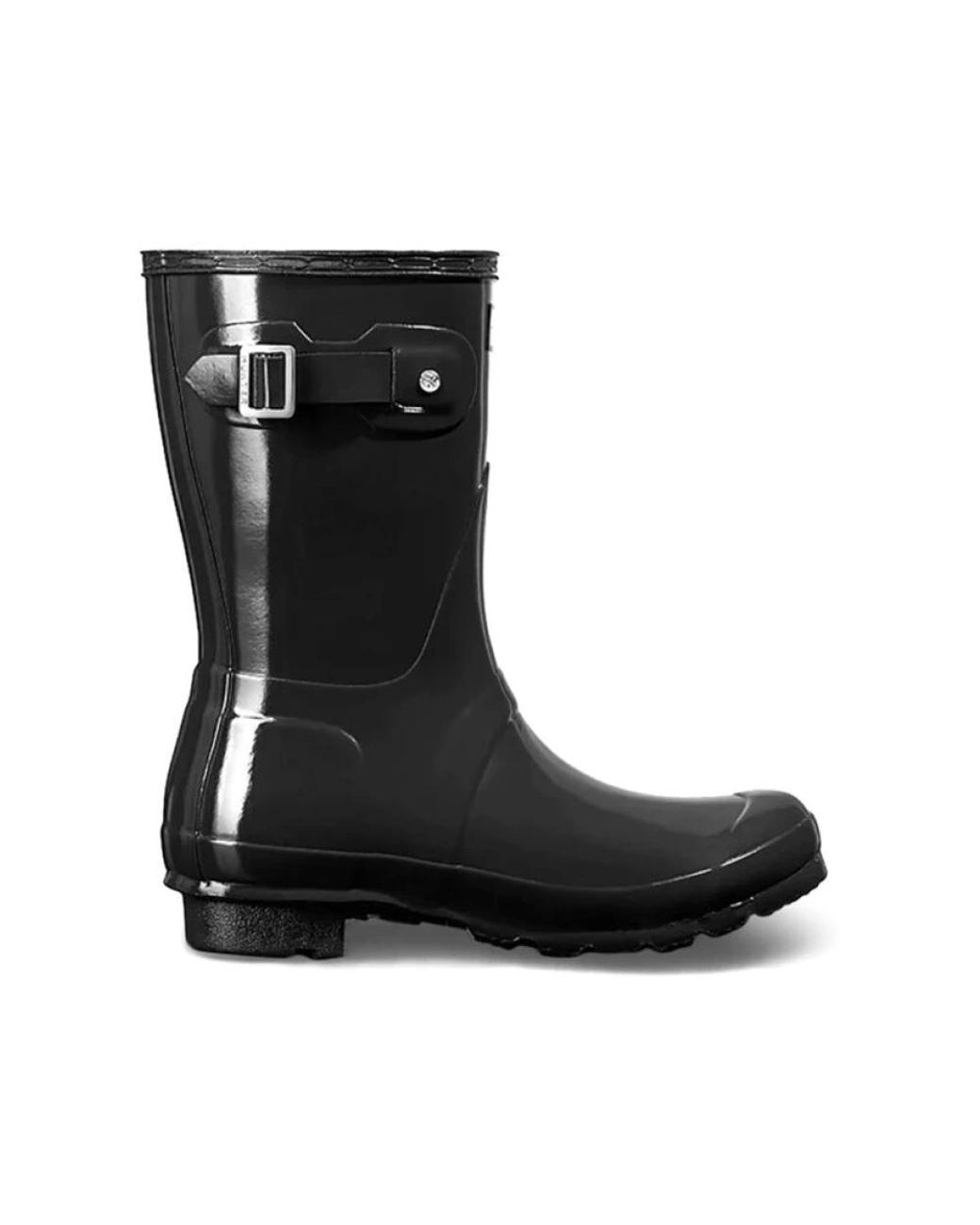 Hunter Black Shoes Red Boots