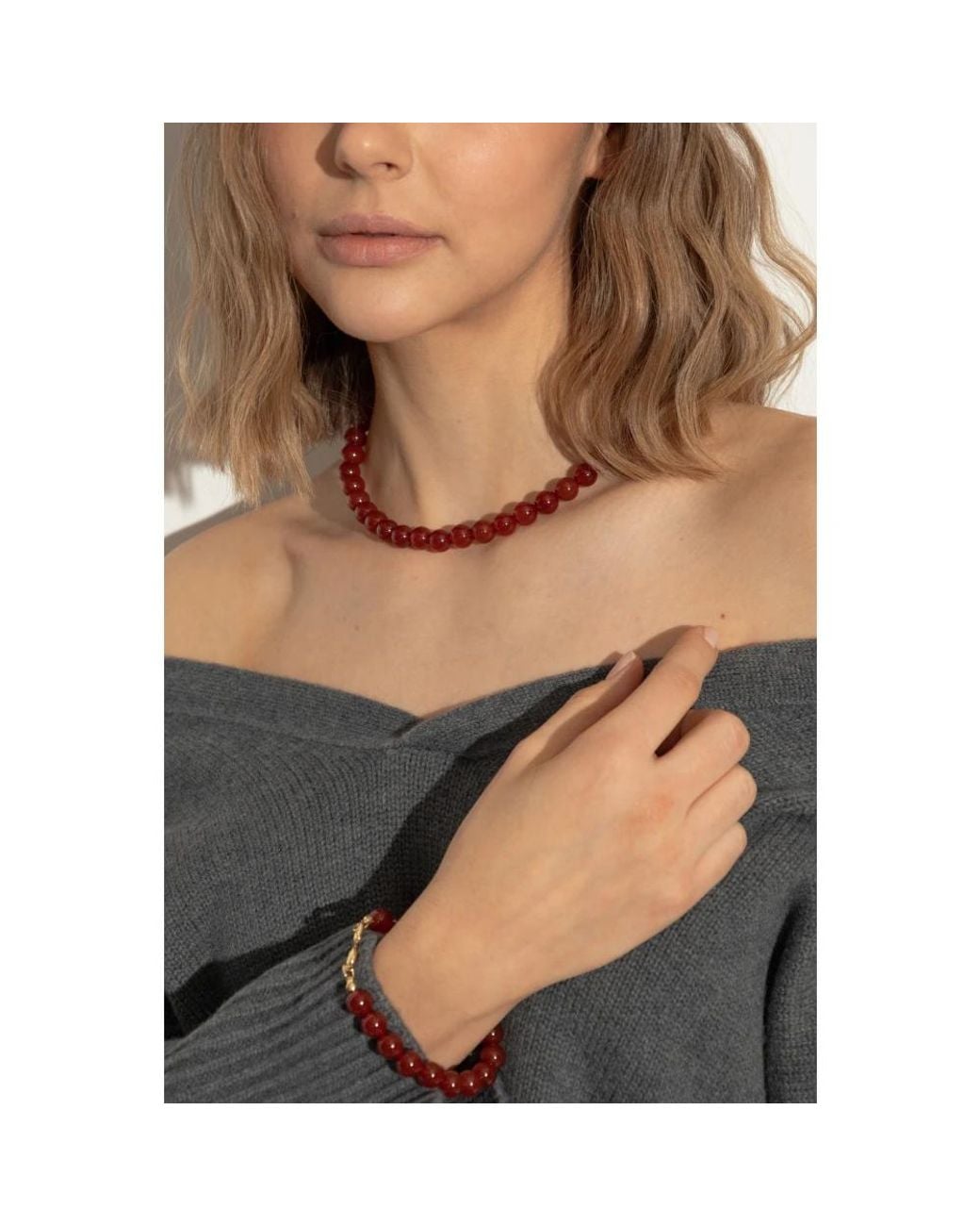 Necklaces LIE STUDIO en coloris Red