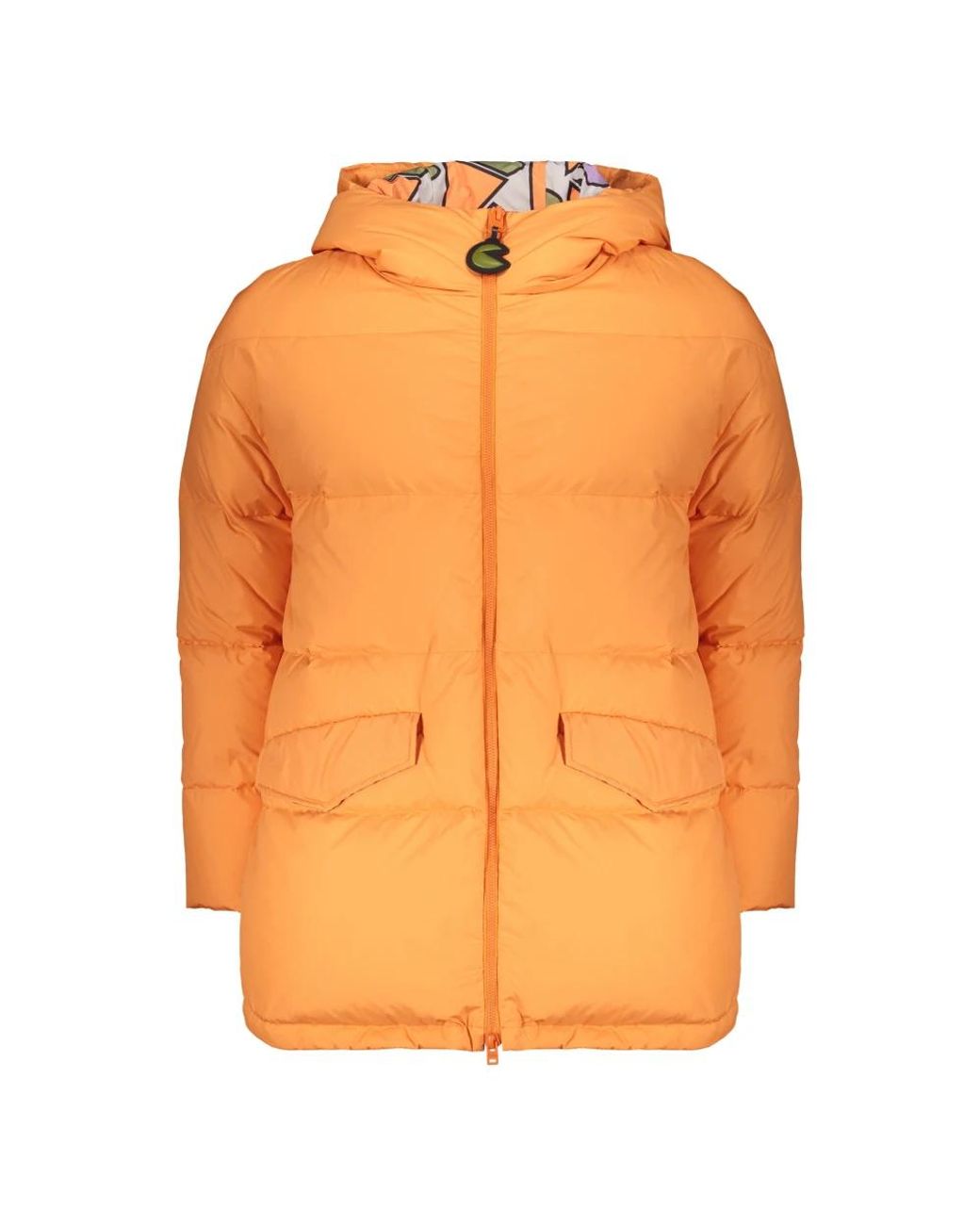 Herno Jassen ,Oranje ,Polyester Gewatteerd Jack Met Capuchon in het Orange voor heren