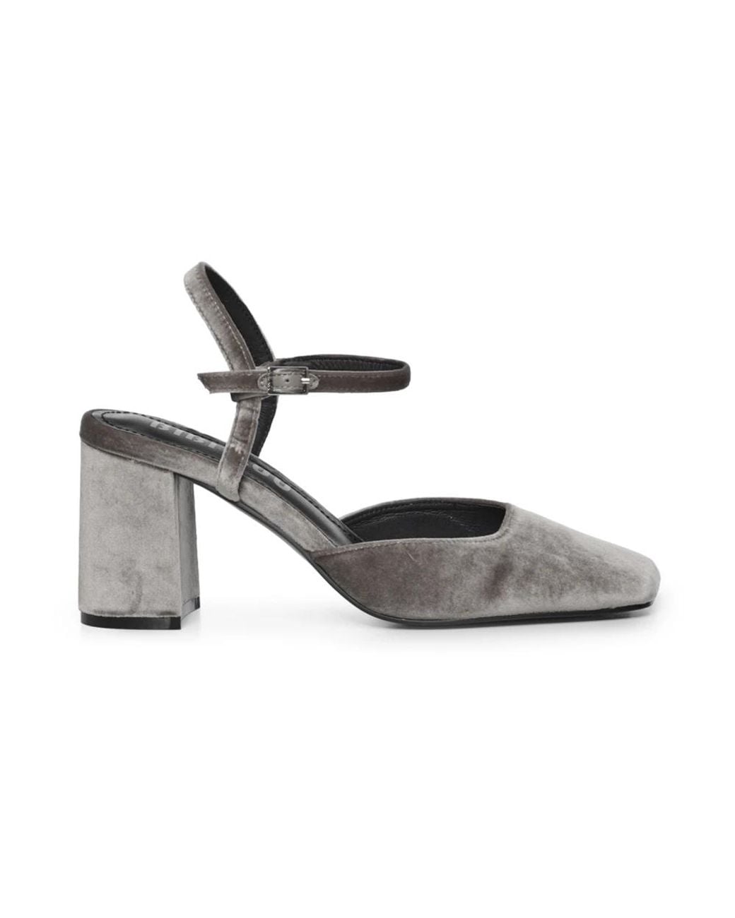 Bibi Lou Gray High Heel Sandals