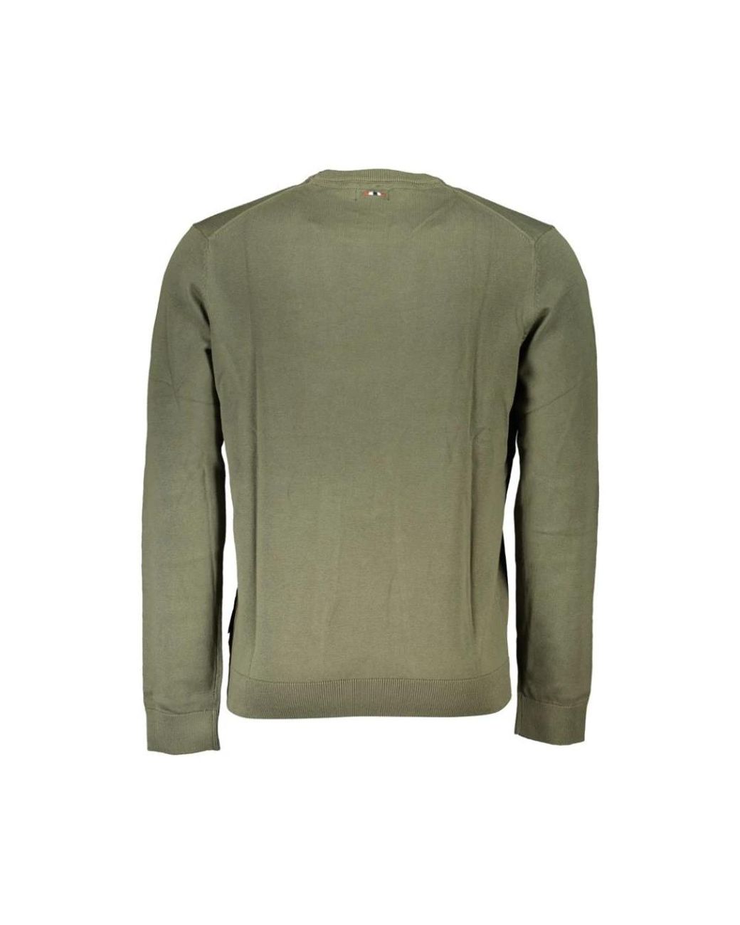 Napapijri Green Round-Neck Knitwear for men