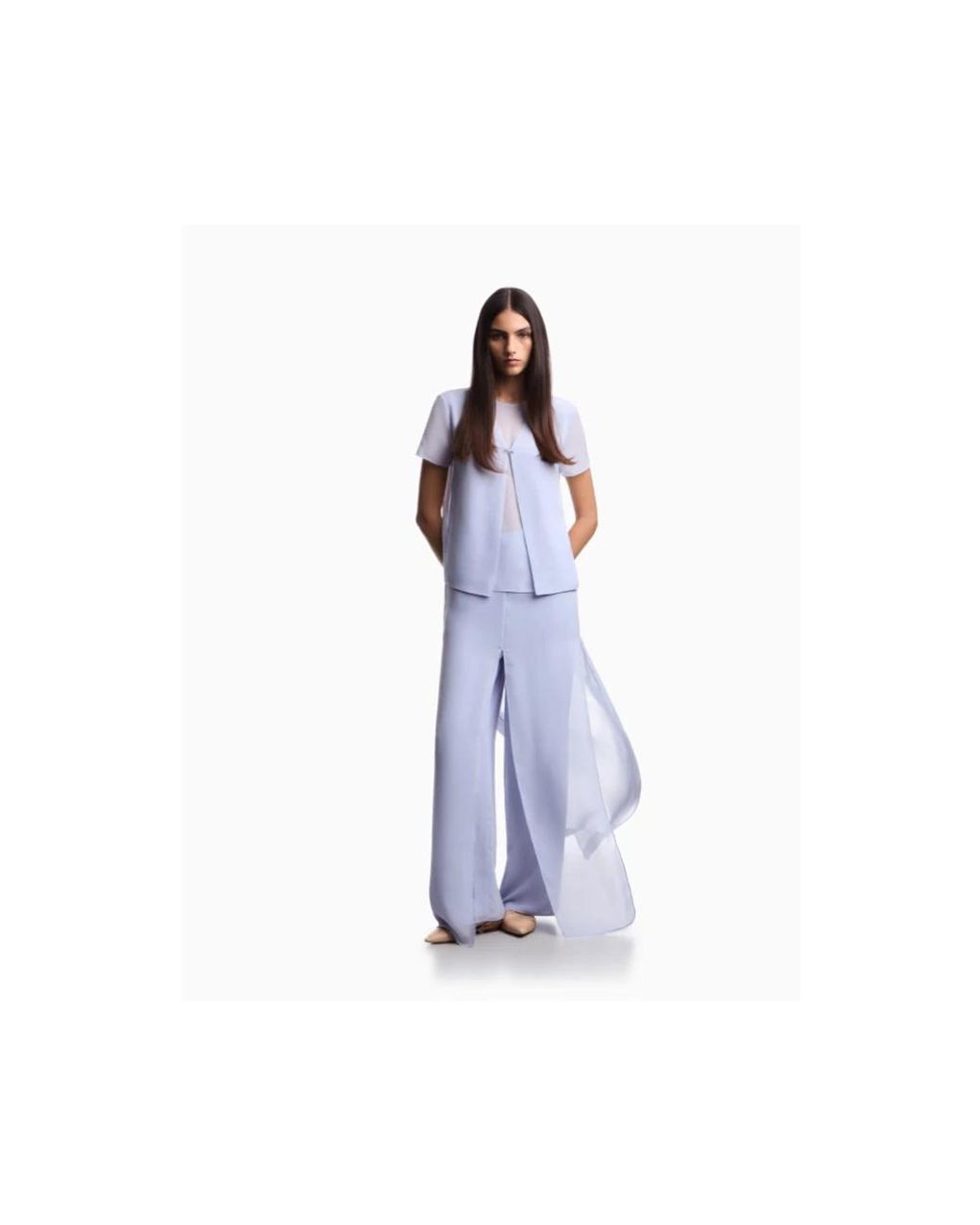 Emporio Armani Blue Blouses