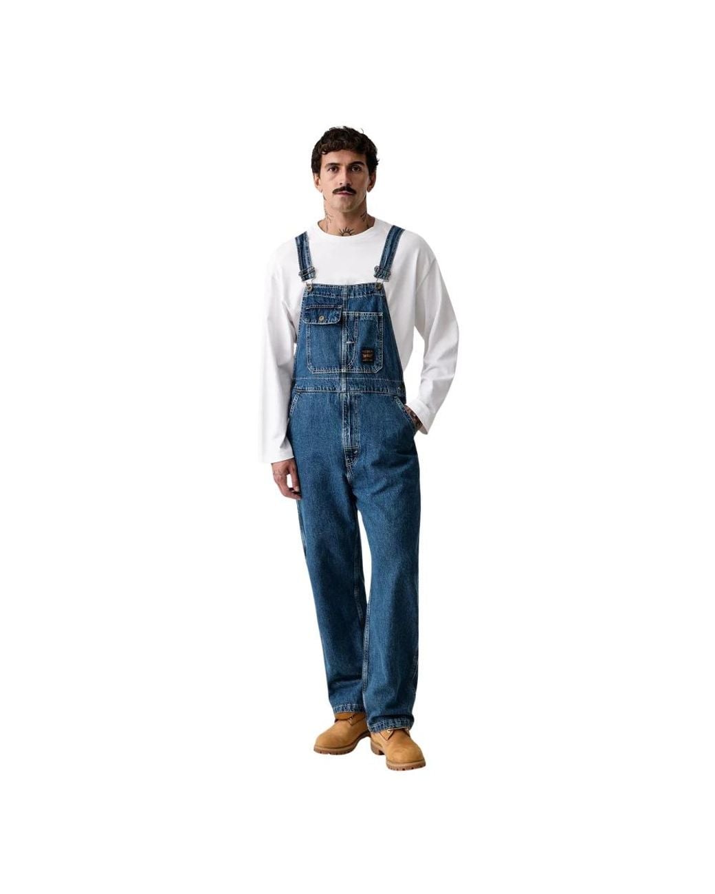 Levi's Loose Overalls in het Blue voor heren