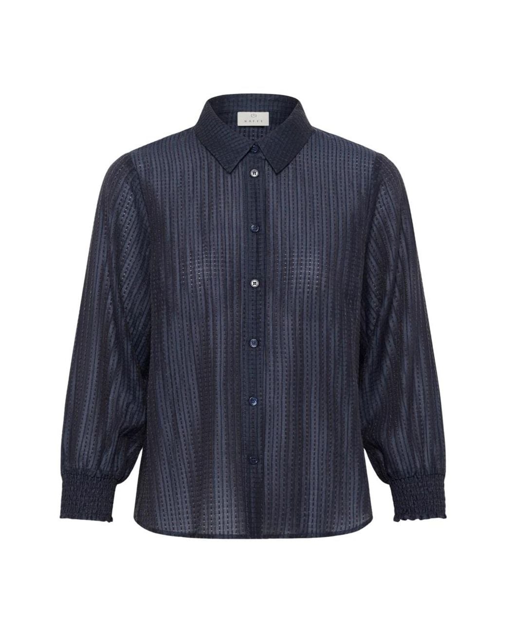 Kaffe Overhemden ,Blauw ,Shirt in het Blue