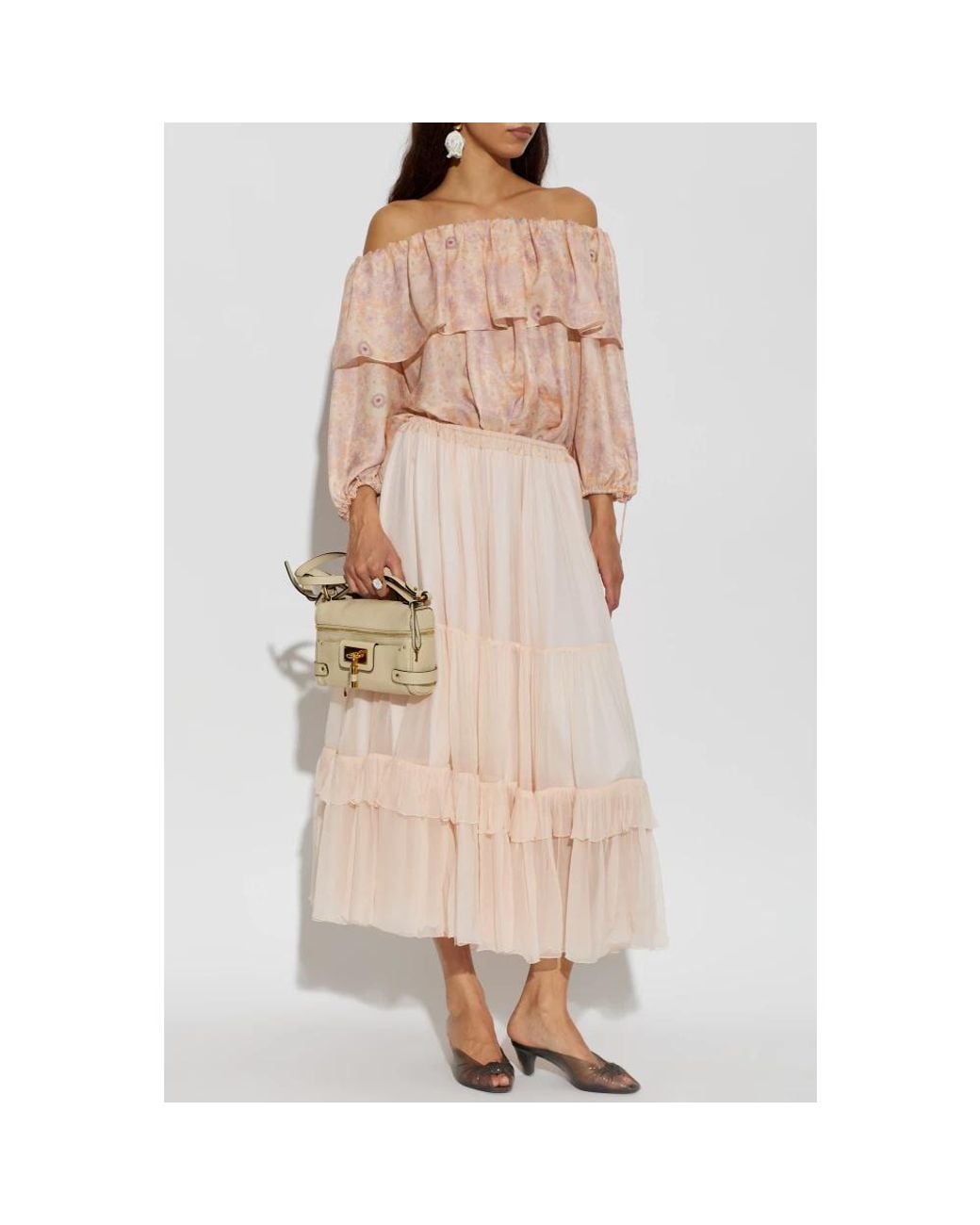 Chloé Natural Maxi Skirts