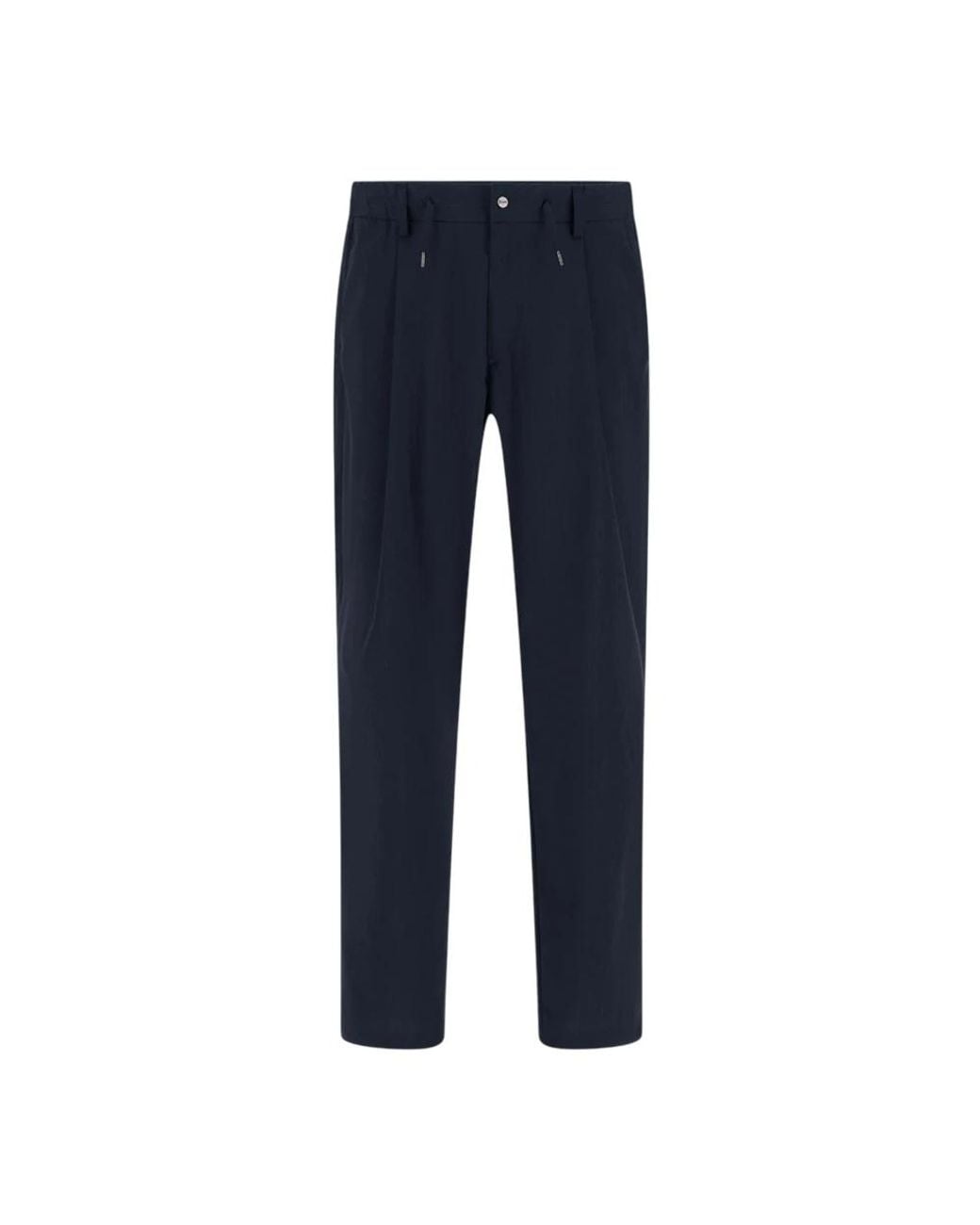 Herno Blue Slim-Fit Trousers for men