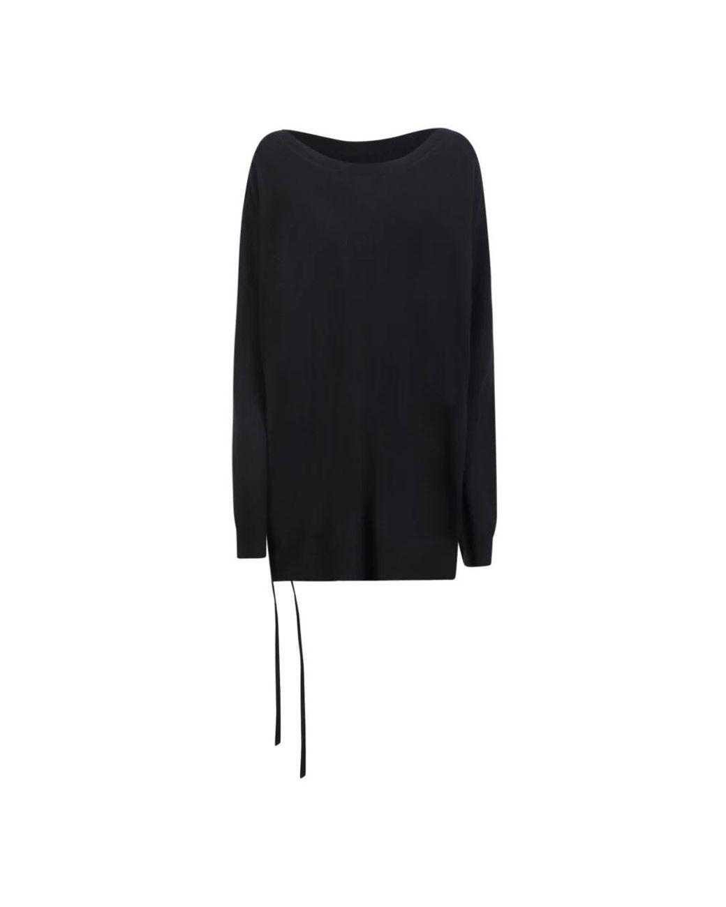 Ann Demeulemeester Truien & Vesten ,Zwart ,Wol Hendrika Trui in het Black
