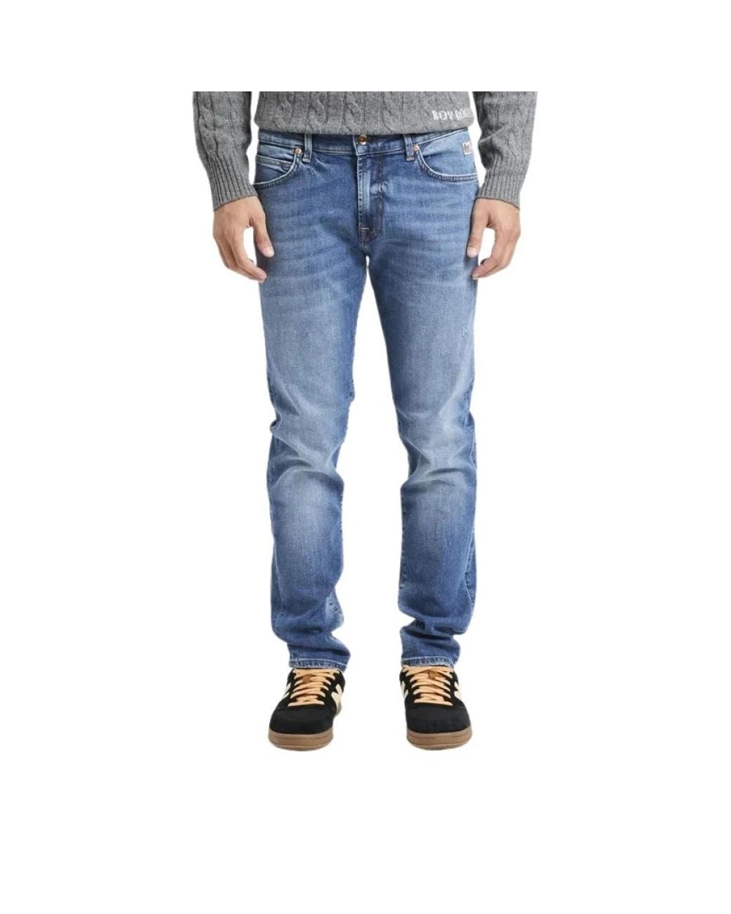 Roy Rogers Blue Slim Fit Jeans for men