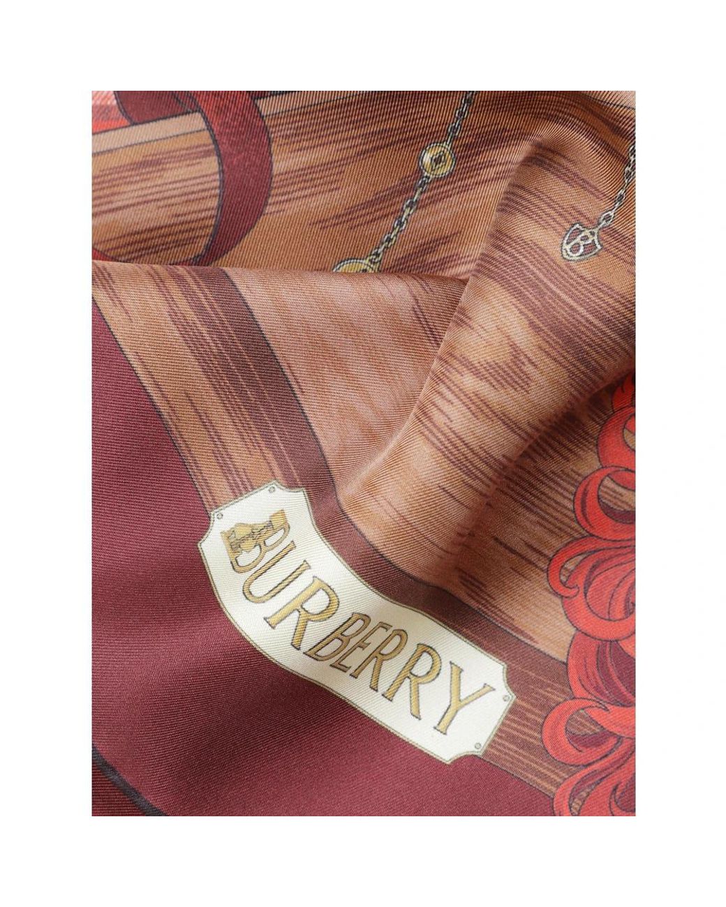 Burberry Pink Silk Scarves