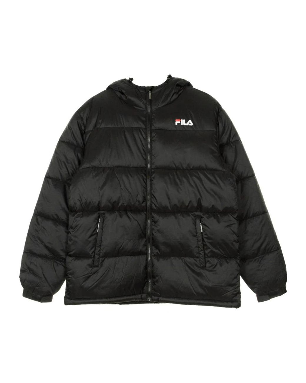 Fila Black Scooter Puffer Jacket for men