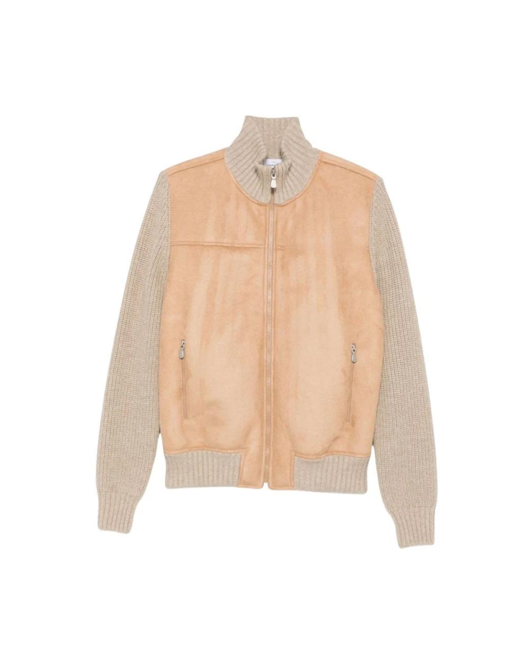Gran Sasso Jassen ,Wol Virgin Wool Jacket in het Natural voor heren