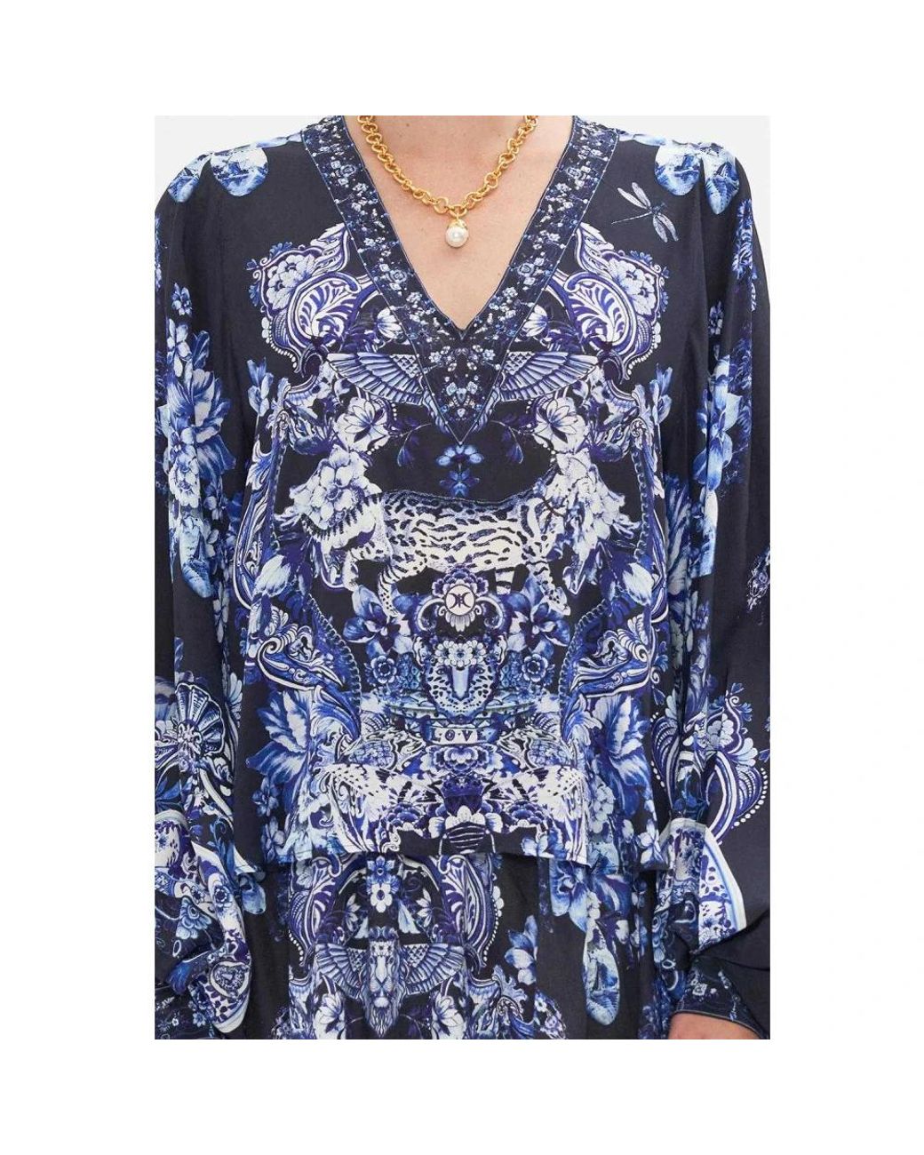 Blouses Camilla de color Blue