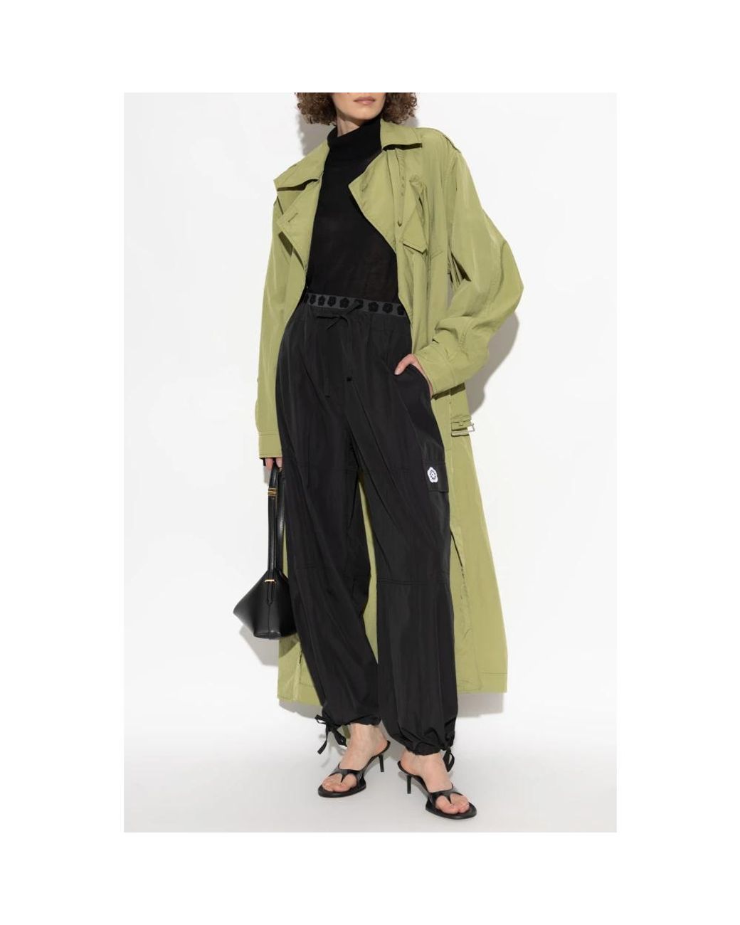 KENZO Black Wide Trousers