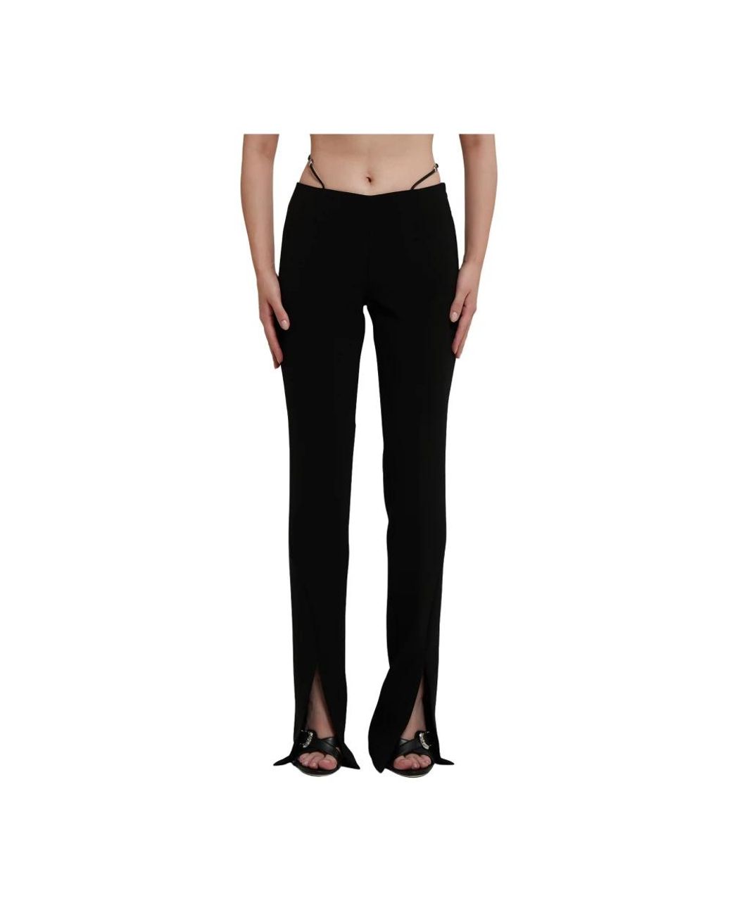 DSquared² Black Wide Trousers