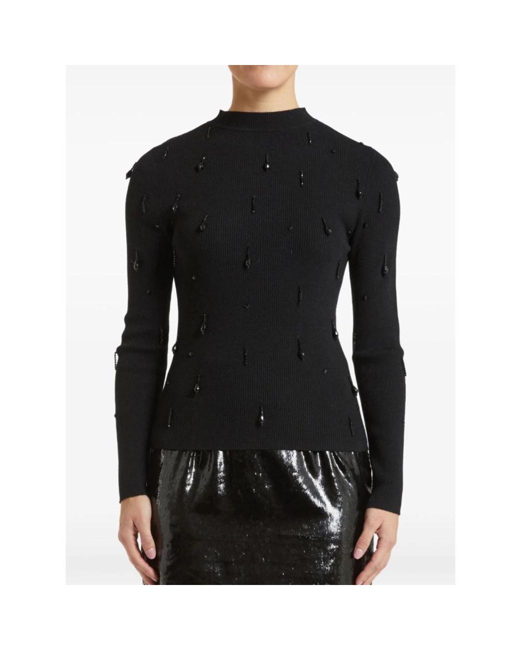 Pennyblack Black Round-Neck Knitwear