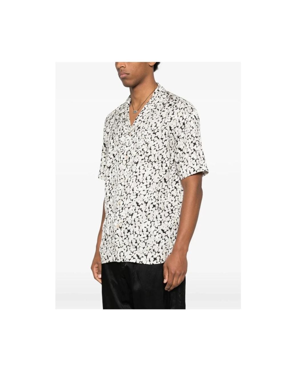 Dries Van Noten White Short Sleeve Shirts for men