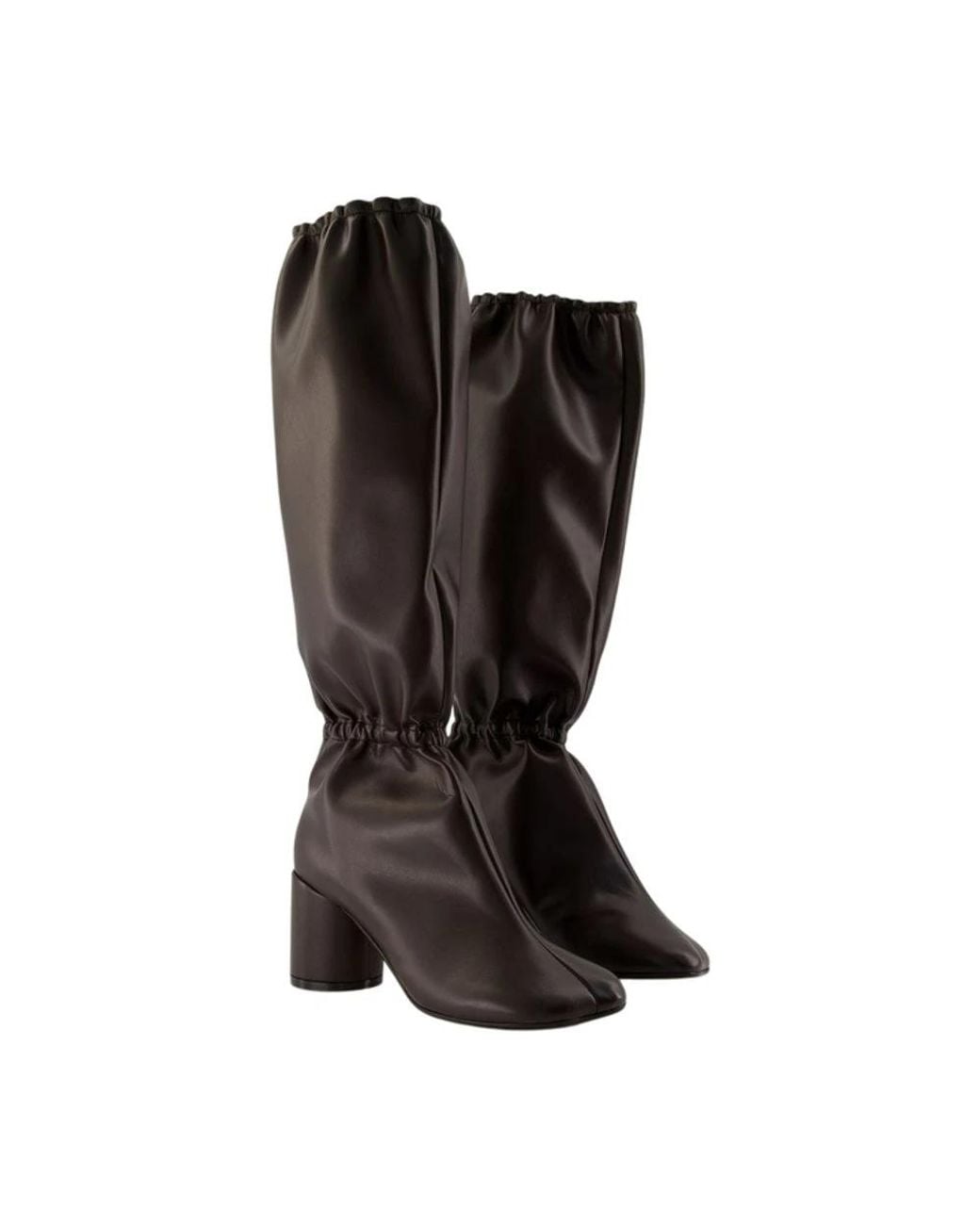 MM6 by Maison Margiela Black Heeled Boots
