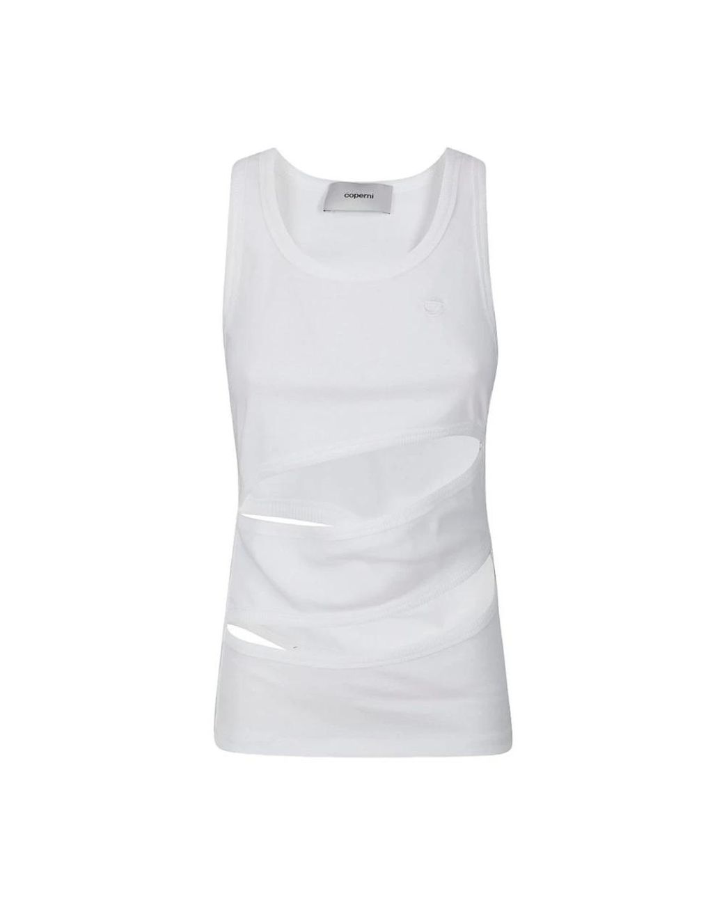 Coperni Spiral Tanktop in het White