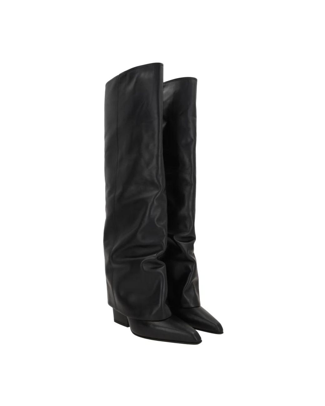 Paris Texas Black High Boots